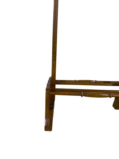 Antique English Mahogany Coat Stand