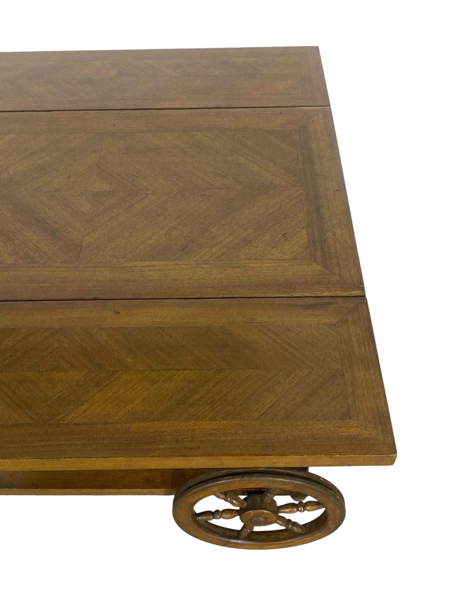 Original English Tea Trolley – Solid Oak