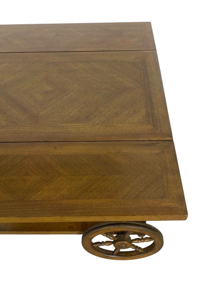 Original English Tea Trolley – Solid Oak