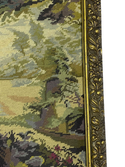 Original Antique French Aubusson Tapestry tableaux– 20th Century