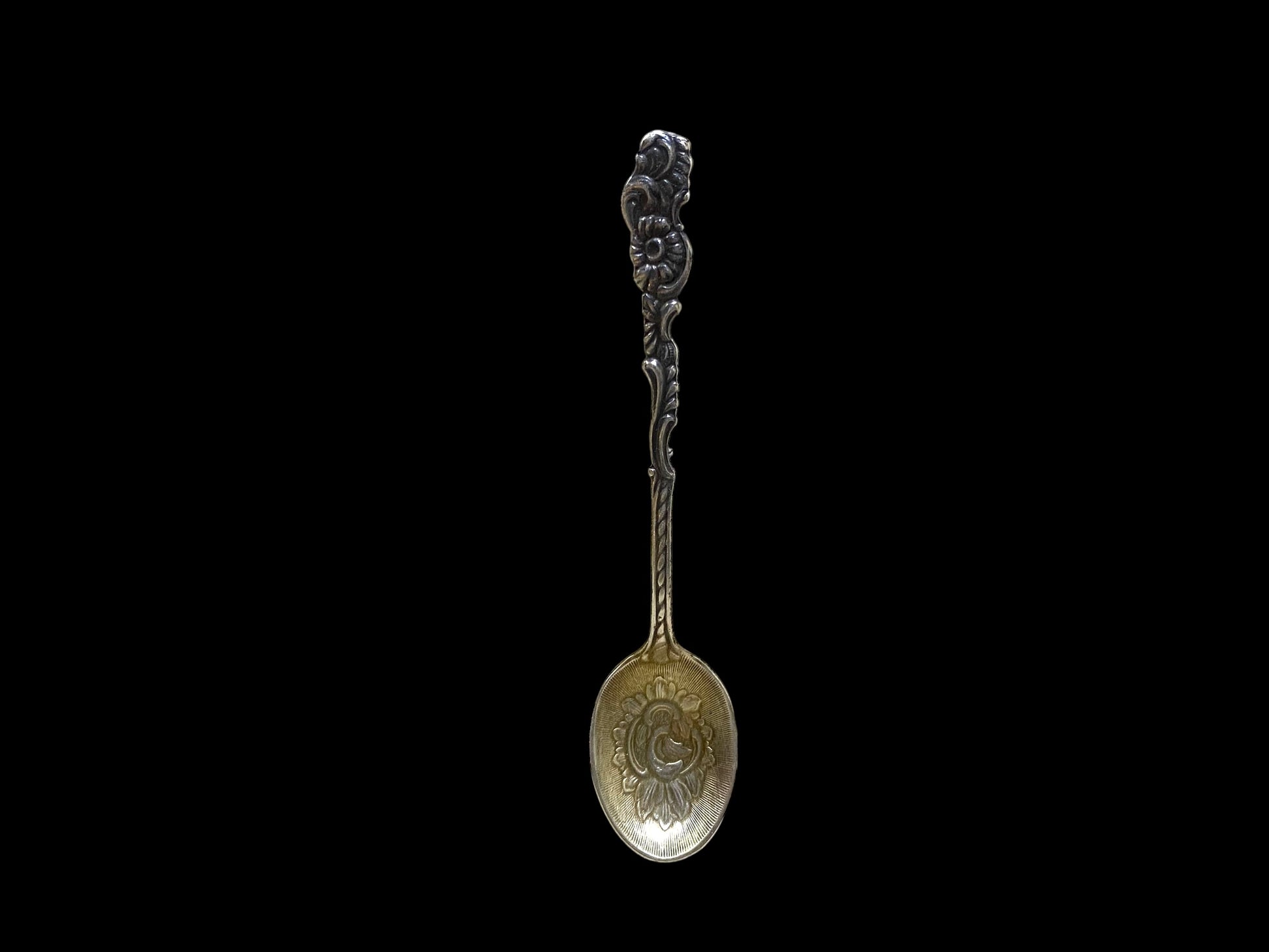 Rare Antique English Sterling Silver Spoons – Set of 6 (Early 20th Century)