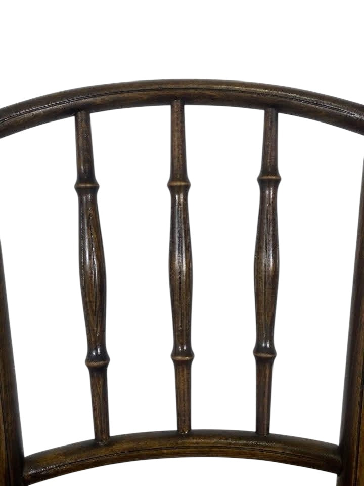 Set of 2 Original English Thonet Chairs – Solid Mahogany