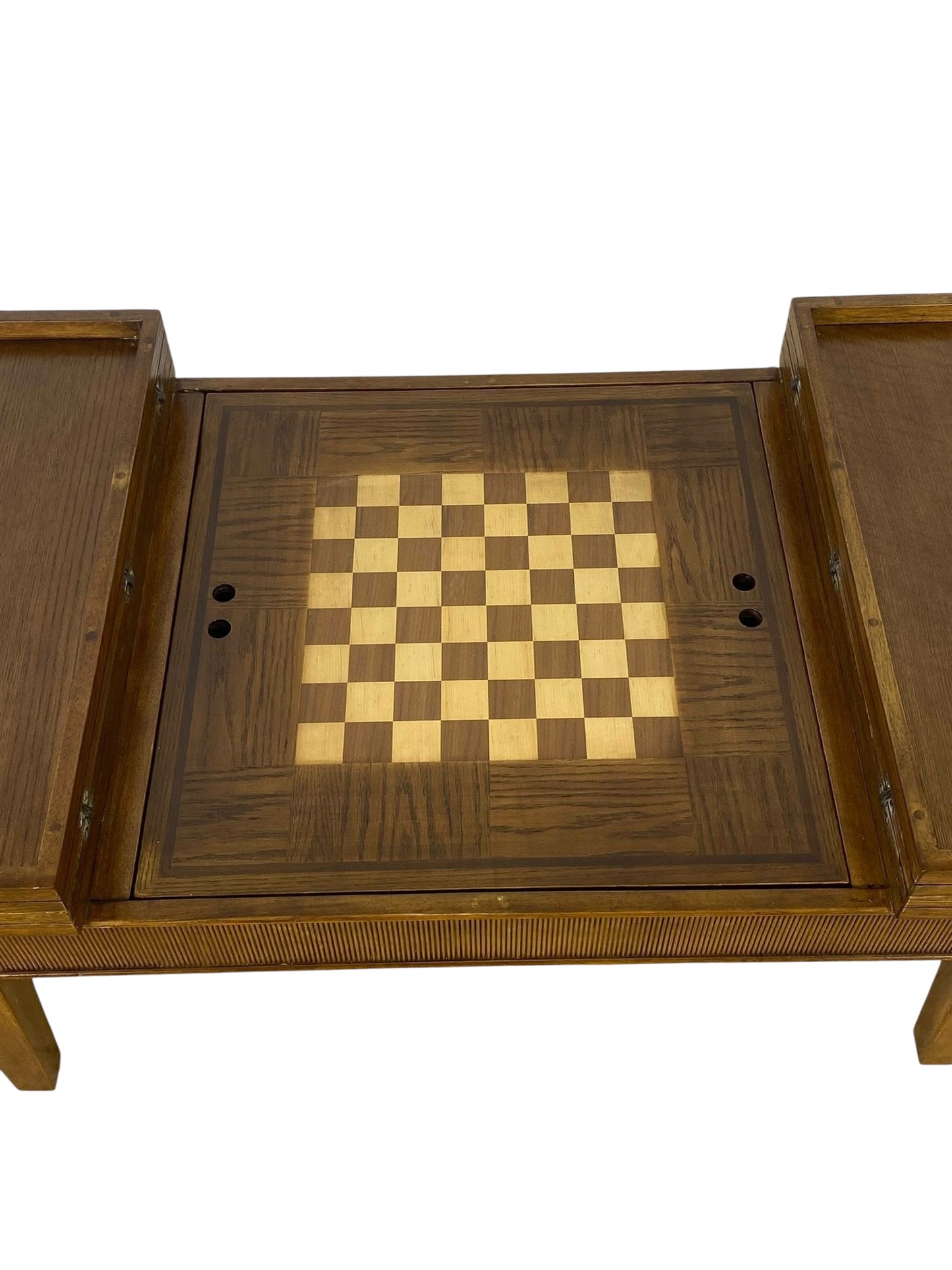 Extremely Rare French Antique Game/Coffee Table – Handcrafted Solid Oak