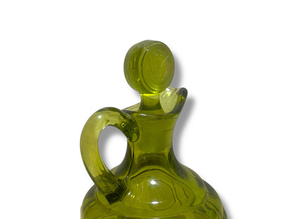 Original Antique Fostoria American Cruet with Stopper — Coin Pattern (Est. 1887)