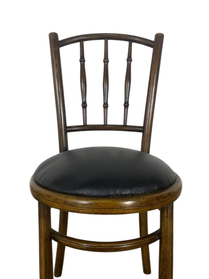 Set of 2 Original English Thonet Chairs – Solid Mahogany