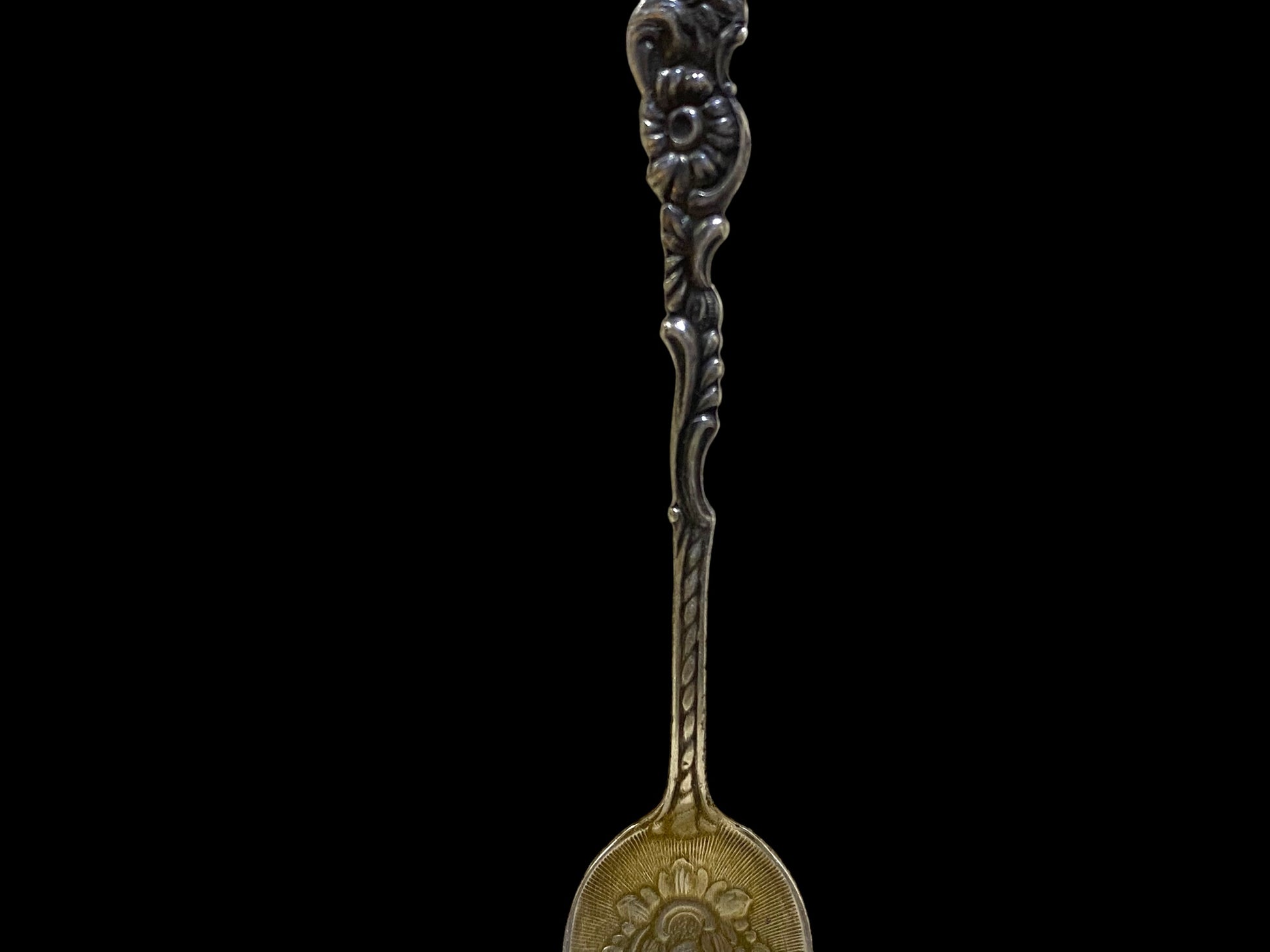 Rare Antique English Sterling Silver Spoons – Set of 6 (Early 20th Century)
