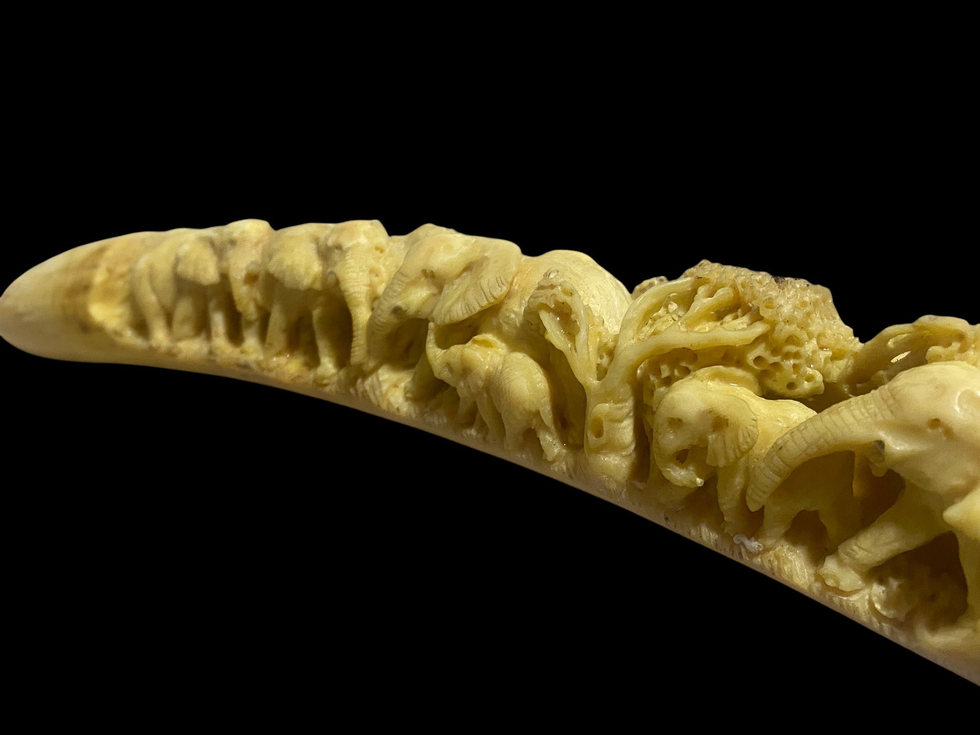 Rare and Exceptional Antique Ivory Masterpiece