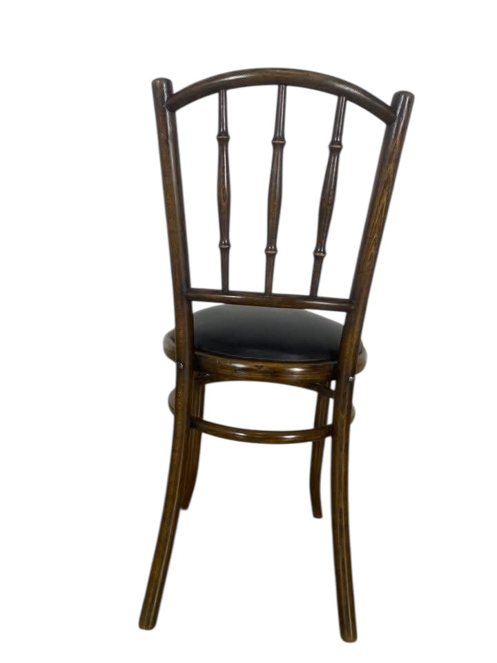 Set of 2 Original English Thonet Chairs – Solid Mahogany