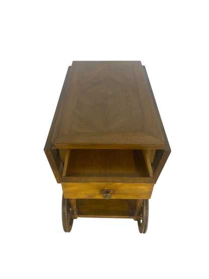 Original English Tea Trolley – Solid Oak