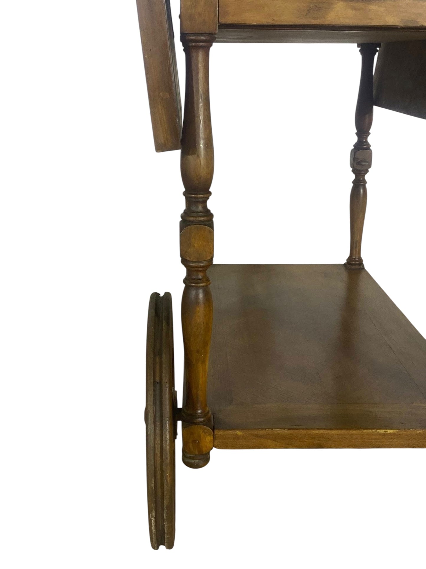 Original English Tea Trolley – Solid Oak