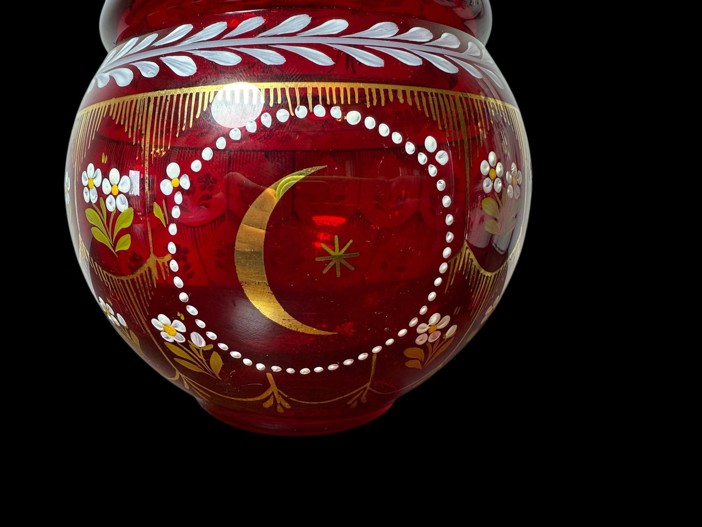 Antique Turkish Bohemian Crystal Bonbonniere – Sultan Selim III Era (1789)