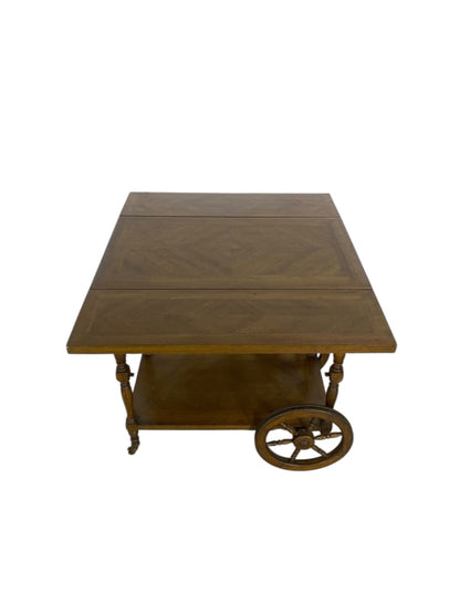 Original English Tea Trolley – Solid Oak