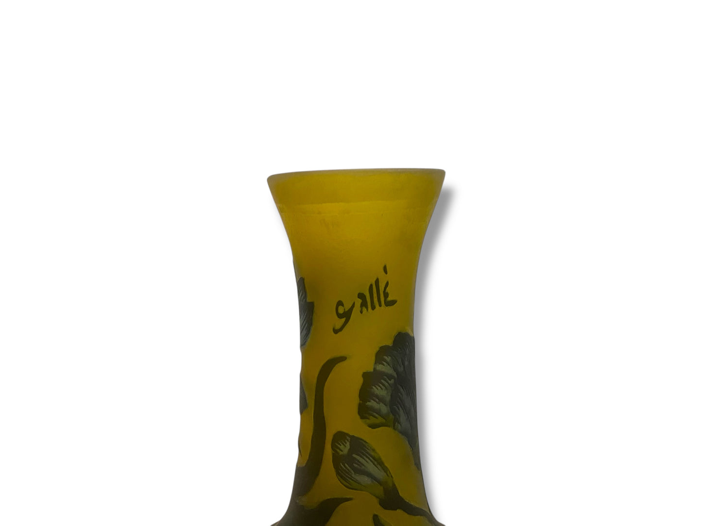 Antique Roman Galle-Style Handcrafted Glass Vase