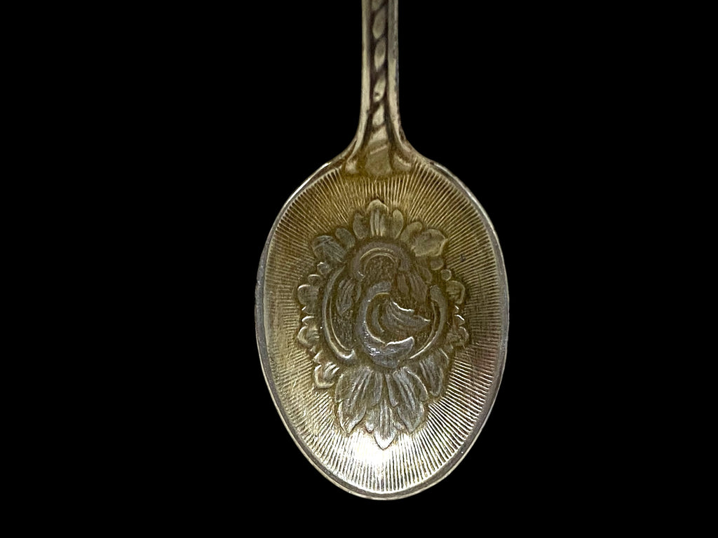 Rare Antique English Sterling Silver Spoons – Set of 6 (Early 20th Century)