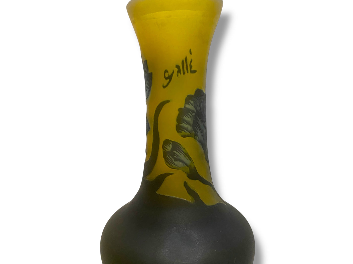 Antique Roman Galle-Style Handcrafted Glass Vase