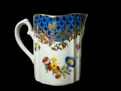 Minton / Dresden / Japan Flowers Tea Espresso Coffee Pot Cream Sugar Set