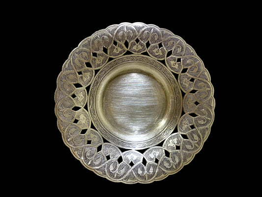 Rare Antique Egyptian Solid Silver plate – Hallmarked 900