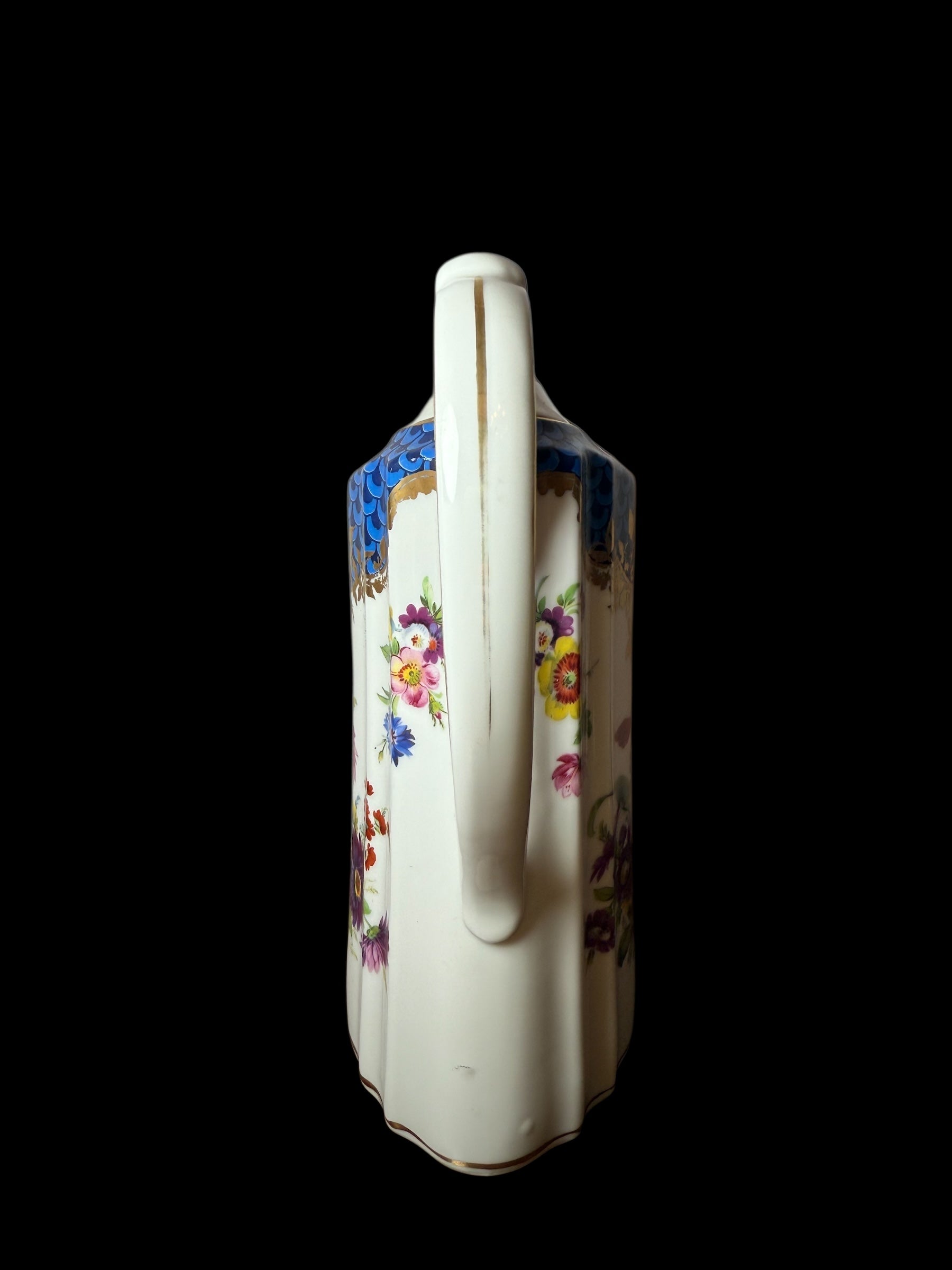 Minton / Dresden / Japan Flowers Tea Espresso Coffee Pot Cream Sugar Set