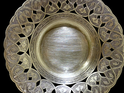 Rare Antique Egyptian Solid Silver plate – Hallmarked 900