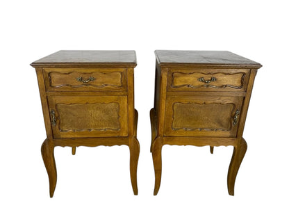 Set of 2 vintage German side tables
