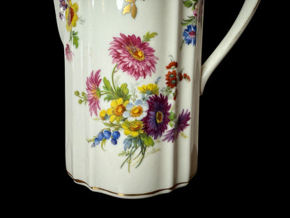 Minton / Dresden / Japan Flowers Tea Espresso Coffee Pot Cream Sugar Set
