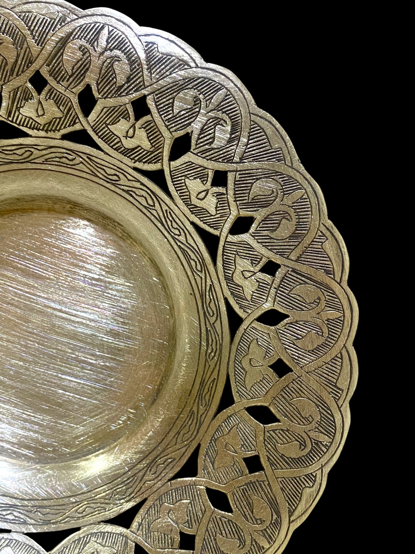 Rare Antique Egyptian Solid Silver plate – Hallmarked 900