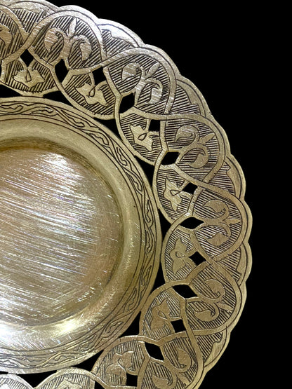 Rare Antique Egyptian Solid Silver plate – Hallmarked 900