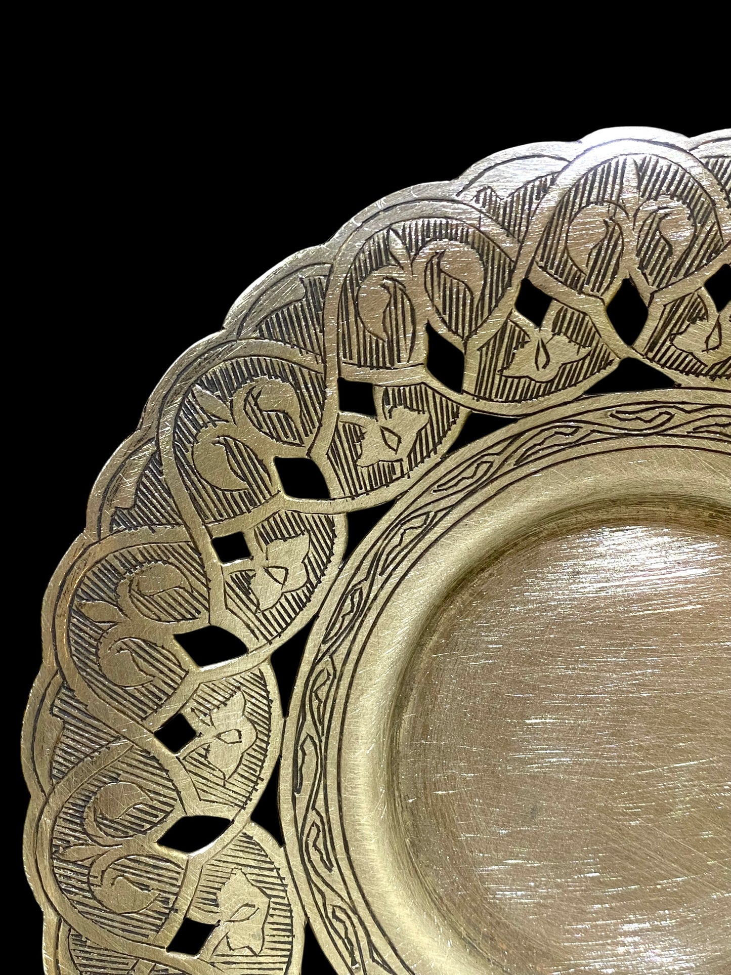 Rare Antique Egyptian Solid Silver plate – Hallmarked 900