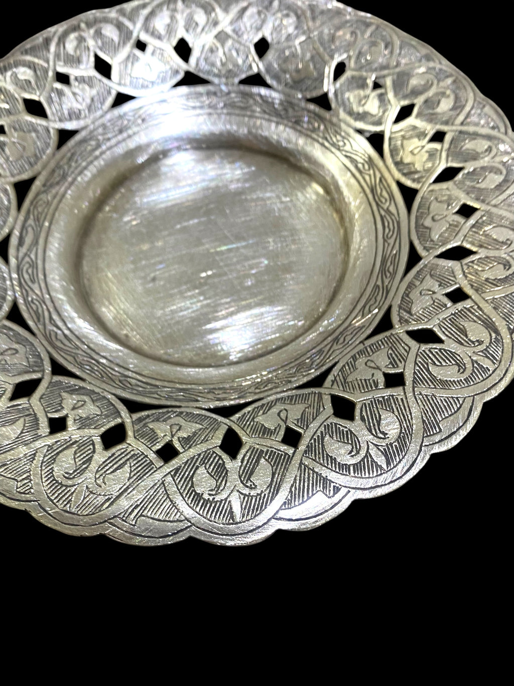 Rare Antique Egyptian Solid Silver plate – Hallmarked 900