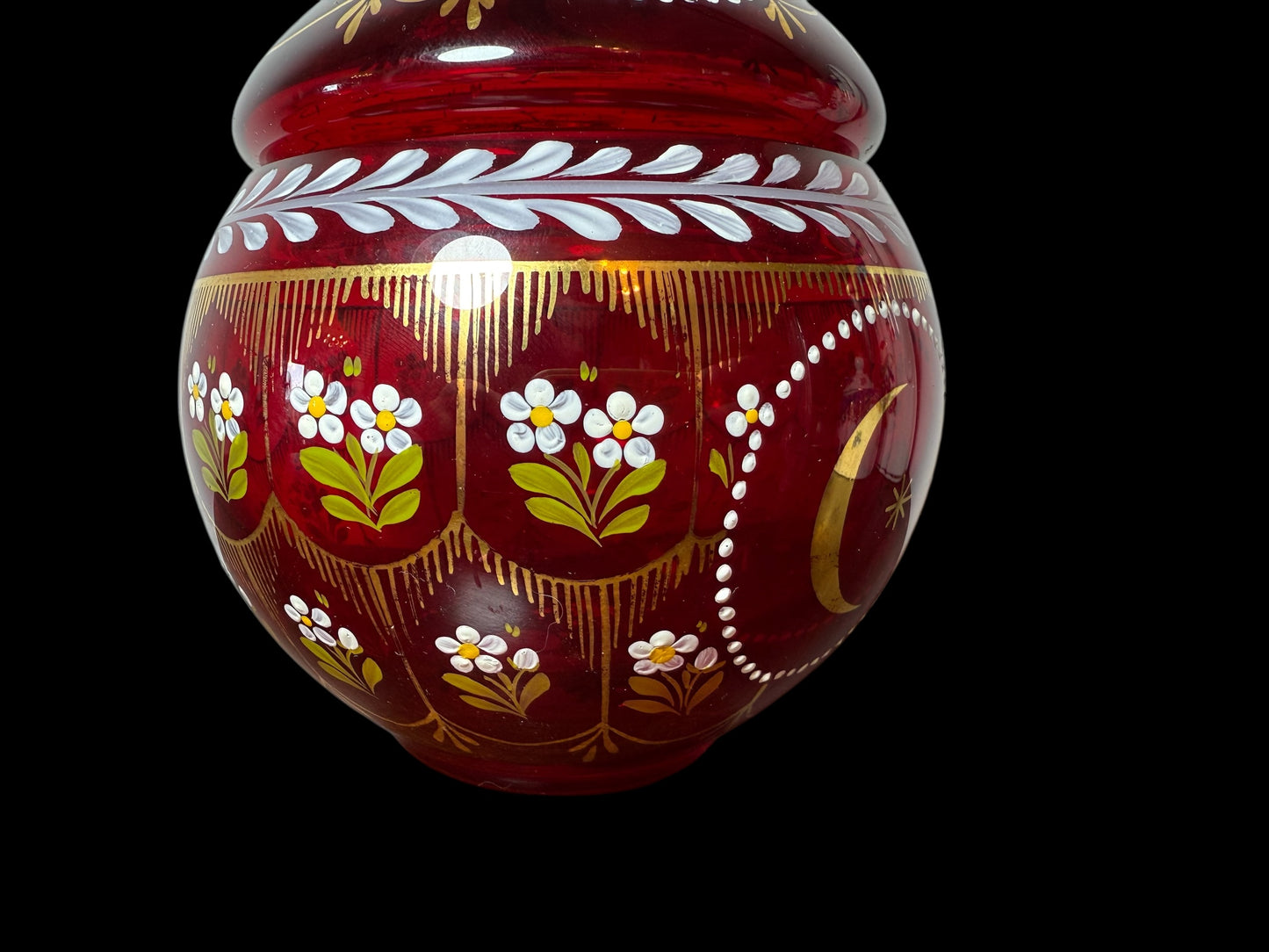 Antique Turkish Bohemian Crystal Bonbonniere – Sultan Selim III Era (1789)