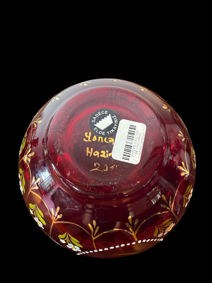 Antique Turkish Bohemian Crystal Bonbonniere – Sultan Selim III Era (1789)