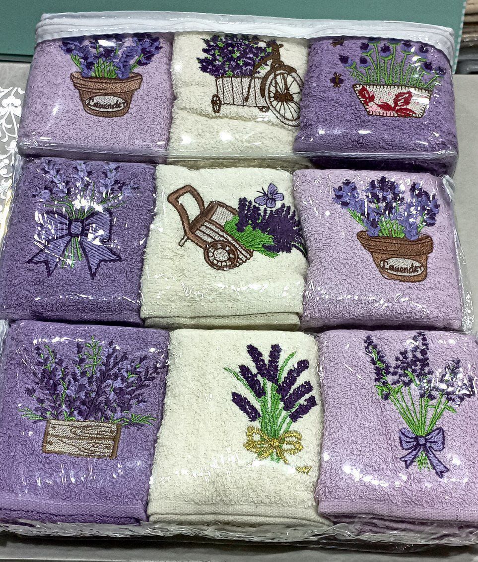 Set of 6 Turkish Cotton Kitchen Towels