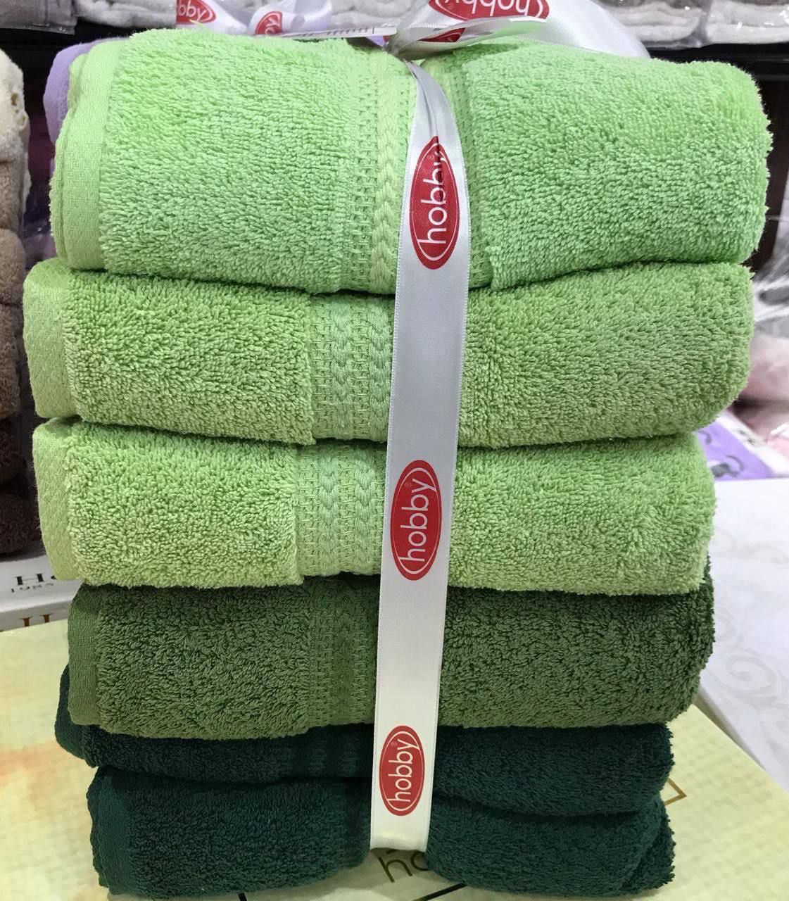 Turkish Cotton Towel Set – Gradient Design by Hobby & Maribor