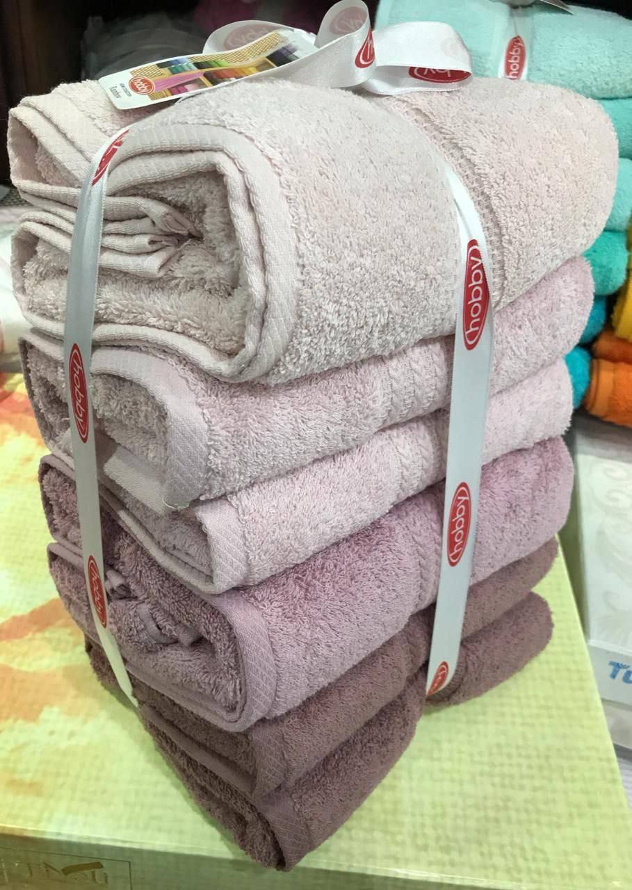 Turkish Cotton Towel Set – Gradient Design by Hobby & Maribor