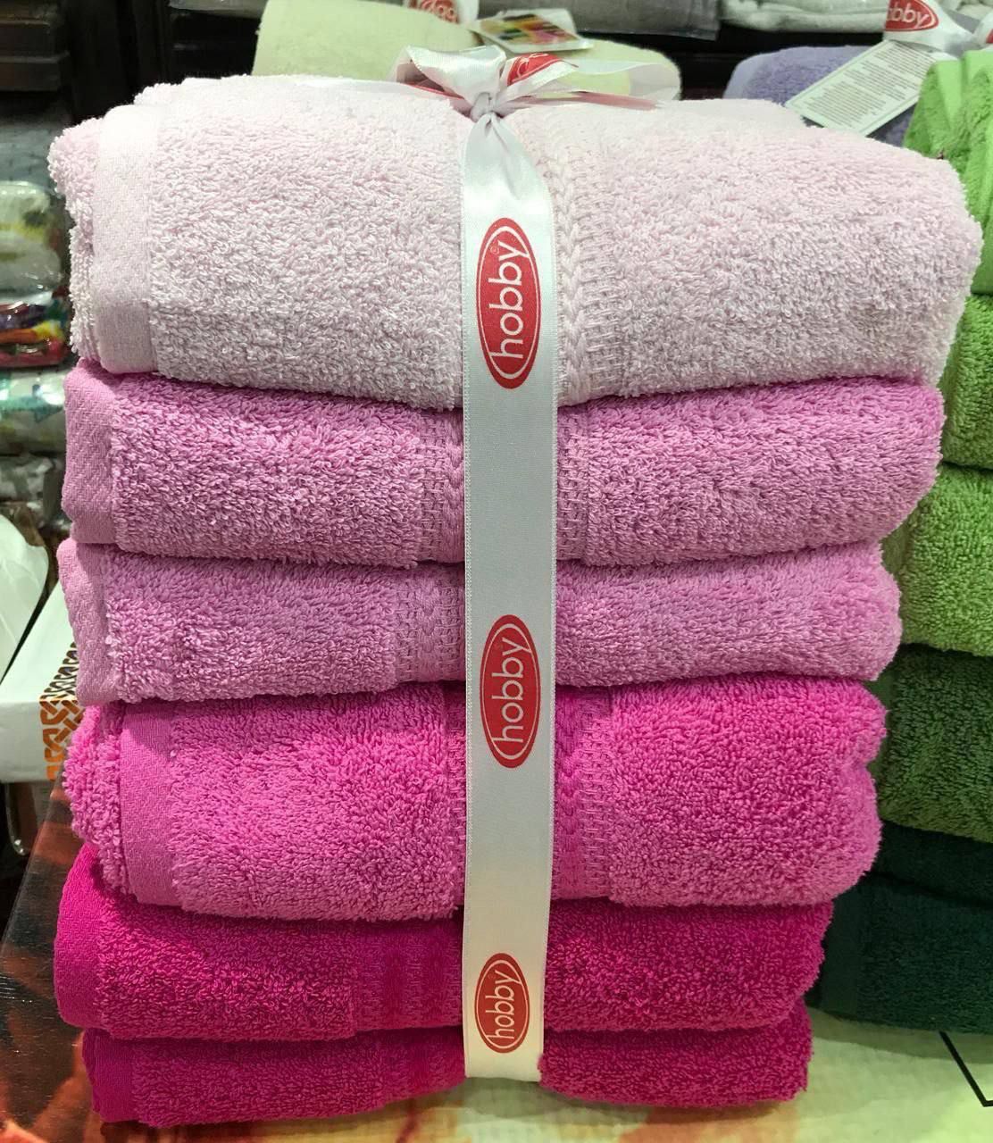 Turkish Cotton Towel Set – Gradient Design by Hobby & Maribor
