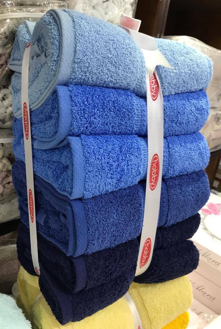 Turkish Cotton Towel Set – Gradient Design by Hobby & Maribor