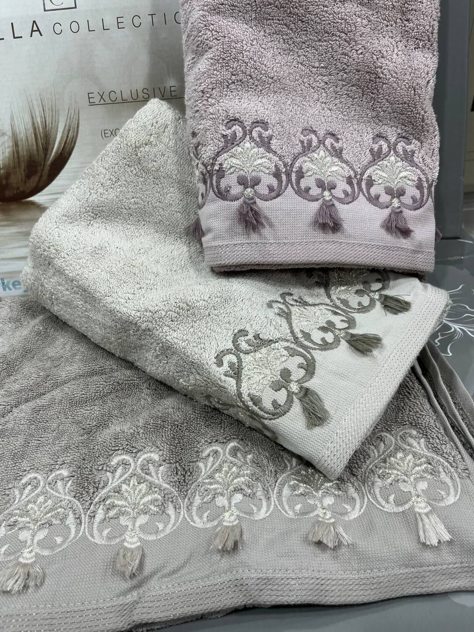 Pupilla Hira Turkish Face Towel Set – 6 Pieces