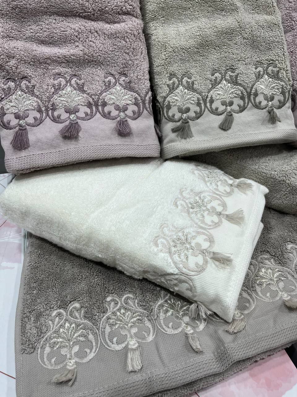 Pupilla Hira Turkish Face Towel Set – 6 Pieces