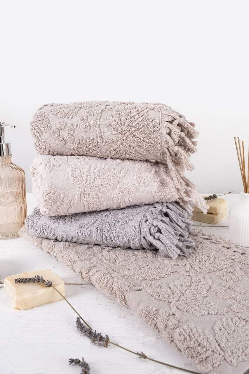 Pupilla Layd Kozali Turkish Bath Towel Set – 4 Pieces