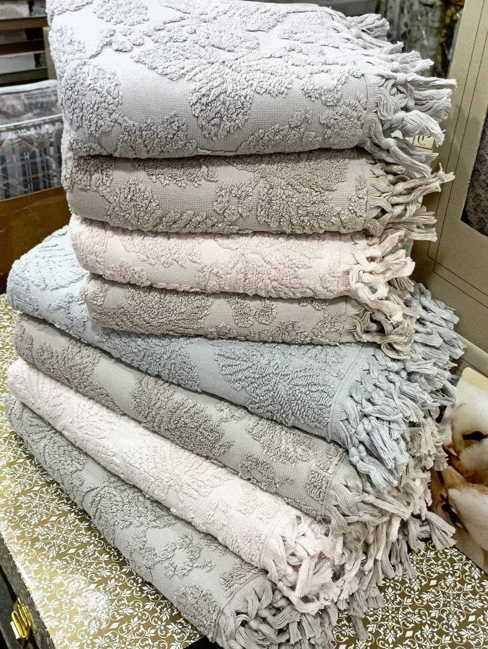 Pupilla Layd Kozali Turkish Bath Towel Set – 4 Pieces