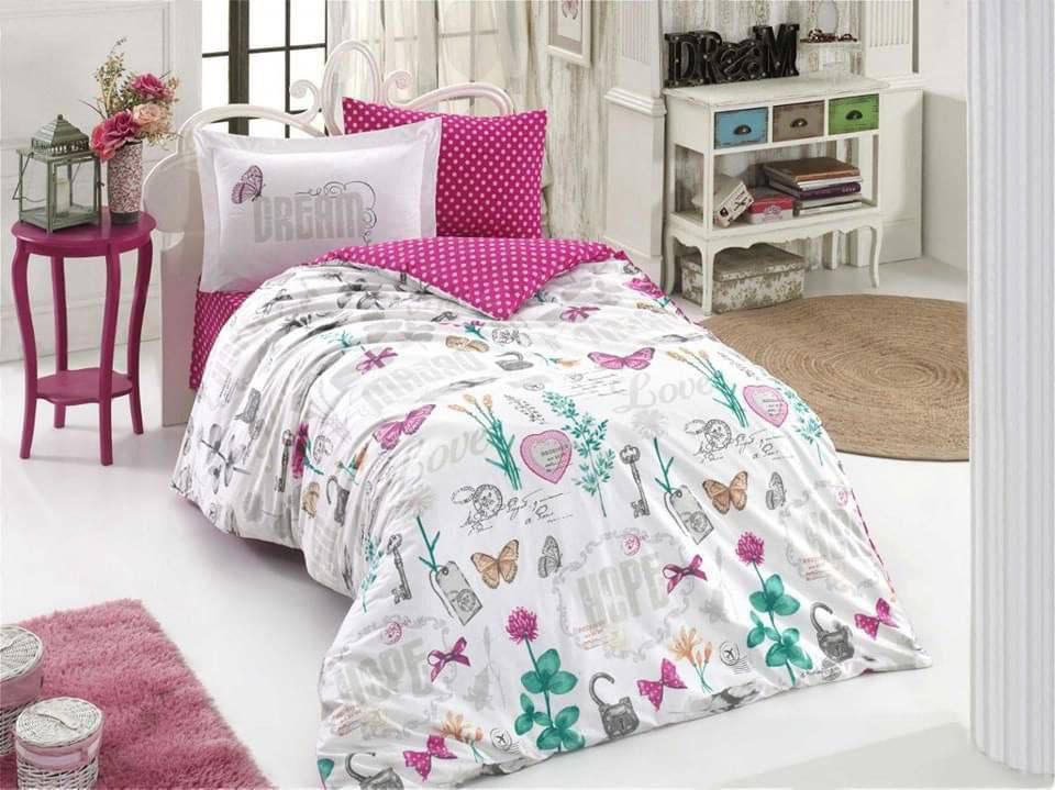 Hobby Kids 6-Piece Bedding Set – 100% Cotton – Made in Turkey