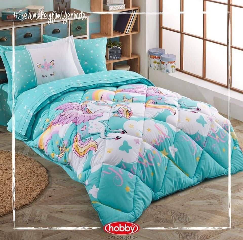 Hobby Kids 6-Piece Bedding Set – 100% Cotton – Made in Turkey