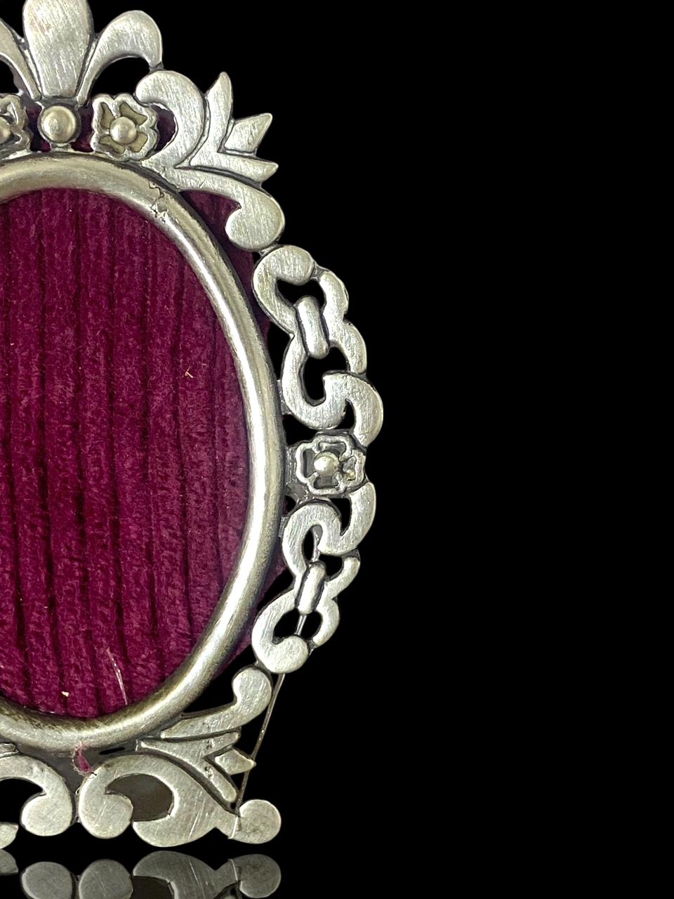 Set of 2 Antique Arabic Pure Silver Photo Frames – Hallmarked 800