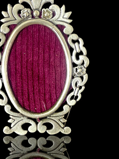 Set of 2 Antique Arabic Pure Silver Photo Frames – Hallmarked 800