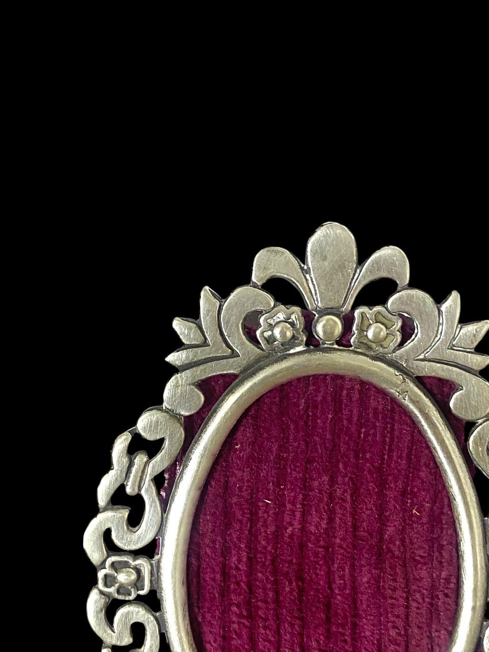 Set of 2 Antique Arabic Pure Silver Photo Frames – Hallmarked 800