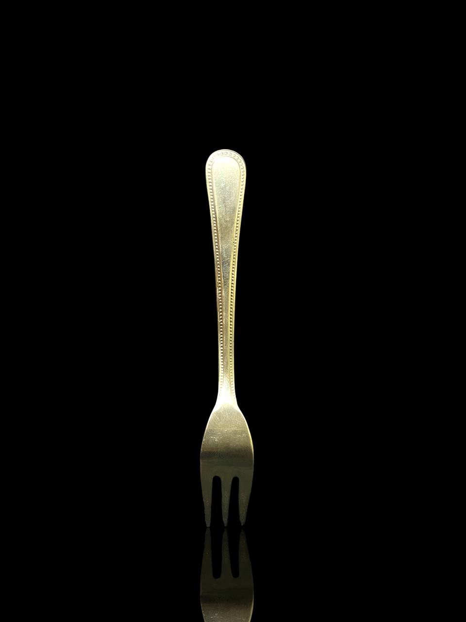 Set of 12 Original German Alpacca Dessert Forks