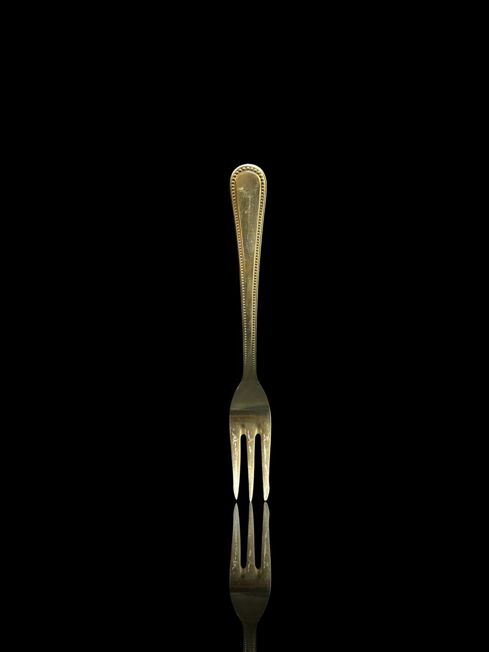 Set of 12 Original German Alpacca Dessert Forks