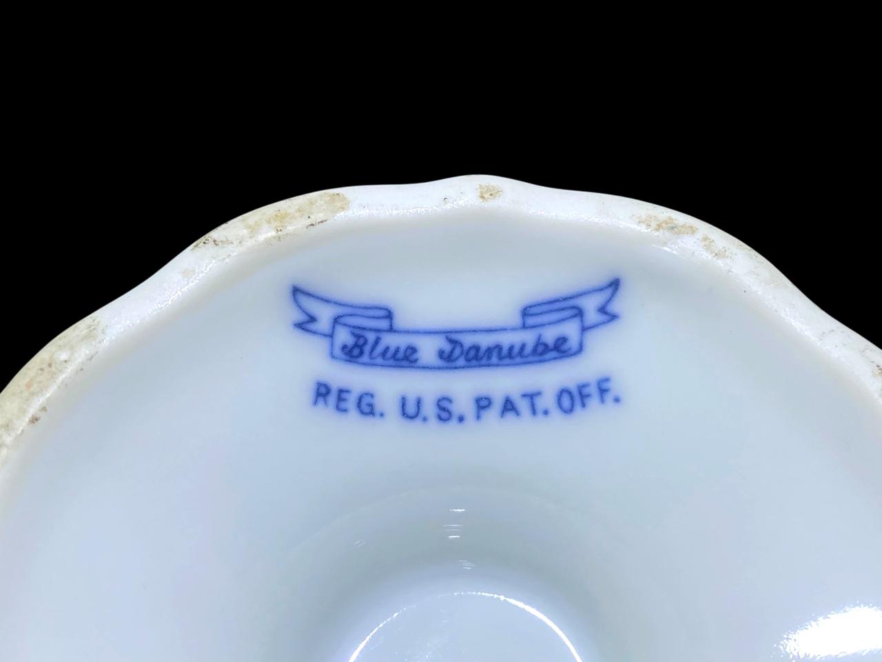 Blue Danube Japanese Lidded Sugar Bowl – Hand-Painted Export Piece