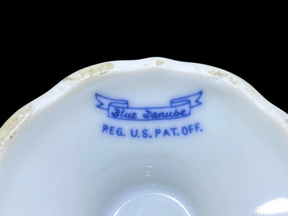 Blue Danube Japanese Lidded Sugar Bowl – Hand-Painted Export Piece