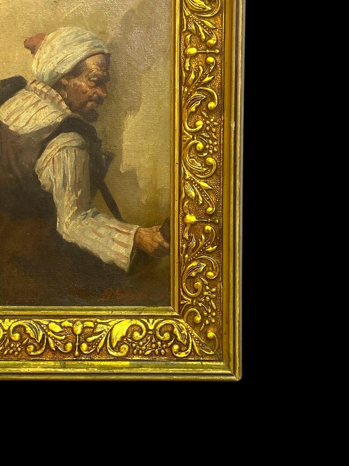 Authentic Arabic Oil Painting – Signed Artwork